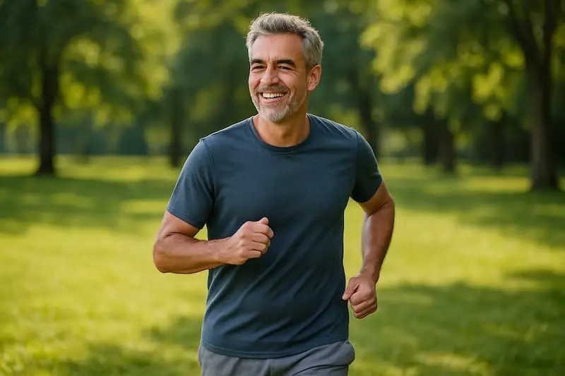 Uomo over 60 in forma: energia e salute in andropausa