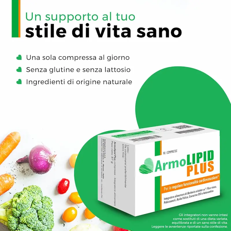 Armolipid Plus Integratore Naturale per Colesterolo alto