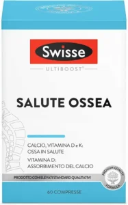 Swisse Ultiboost Salute Ossea - Integratore Naturale con Calcio Citrato, Vitamina D3 e K2