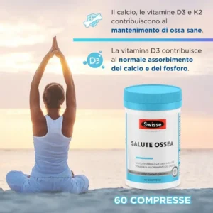 Swisse Ultiboost Salute Ossea - Integratore Naturale con Calcio Citrato, Vitamina D3 e K2