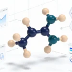 Scientific medical illustration of a testosterone chemical structure