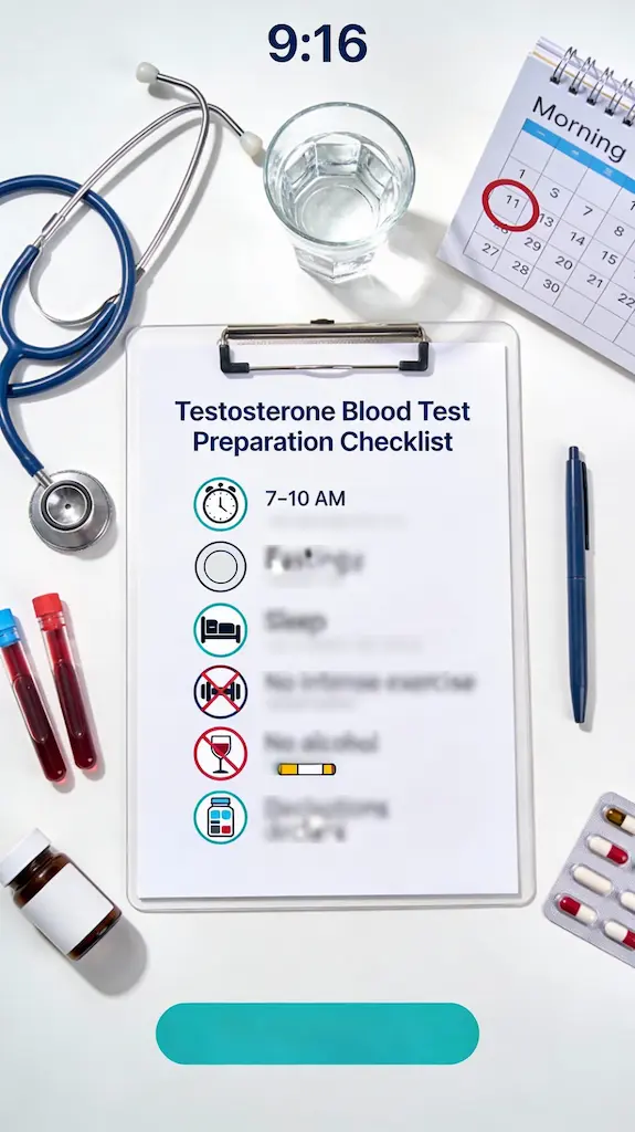 check list prima del prelievo del sangue