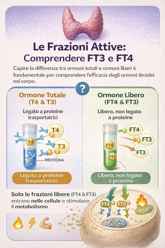 Esami tiroide analisi degli ormoni prodotti direttamente dalla tiroide